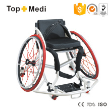 Cadeira de rodas de basquete esportiva manual de alumínio Topmedi